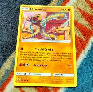 Hitmonlee Pokemon Card